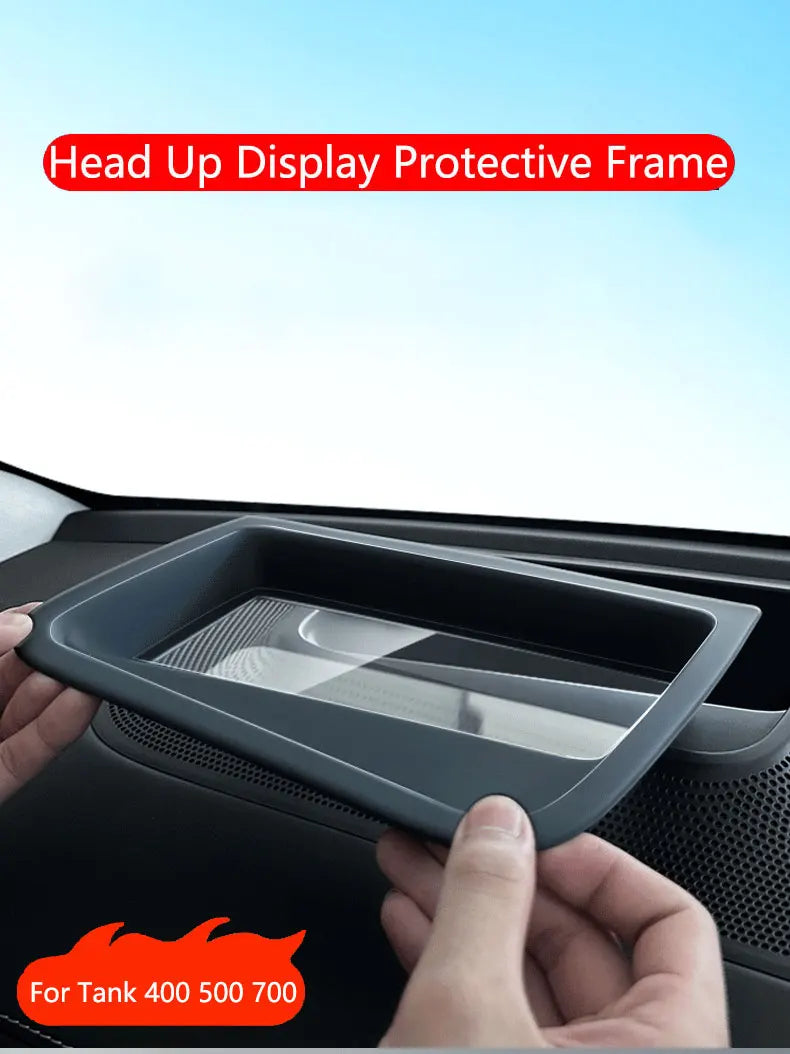 Car Head-up Display Protective Cover For Great Wall GWM Tank 400 500 700 2022 2023 2024 Central HUD Dust Cover Auto Accessories