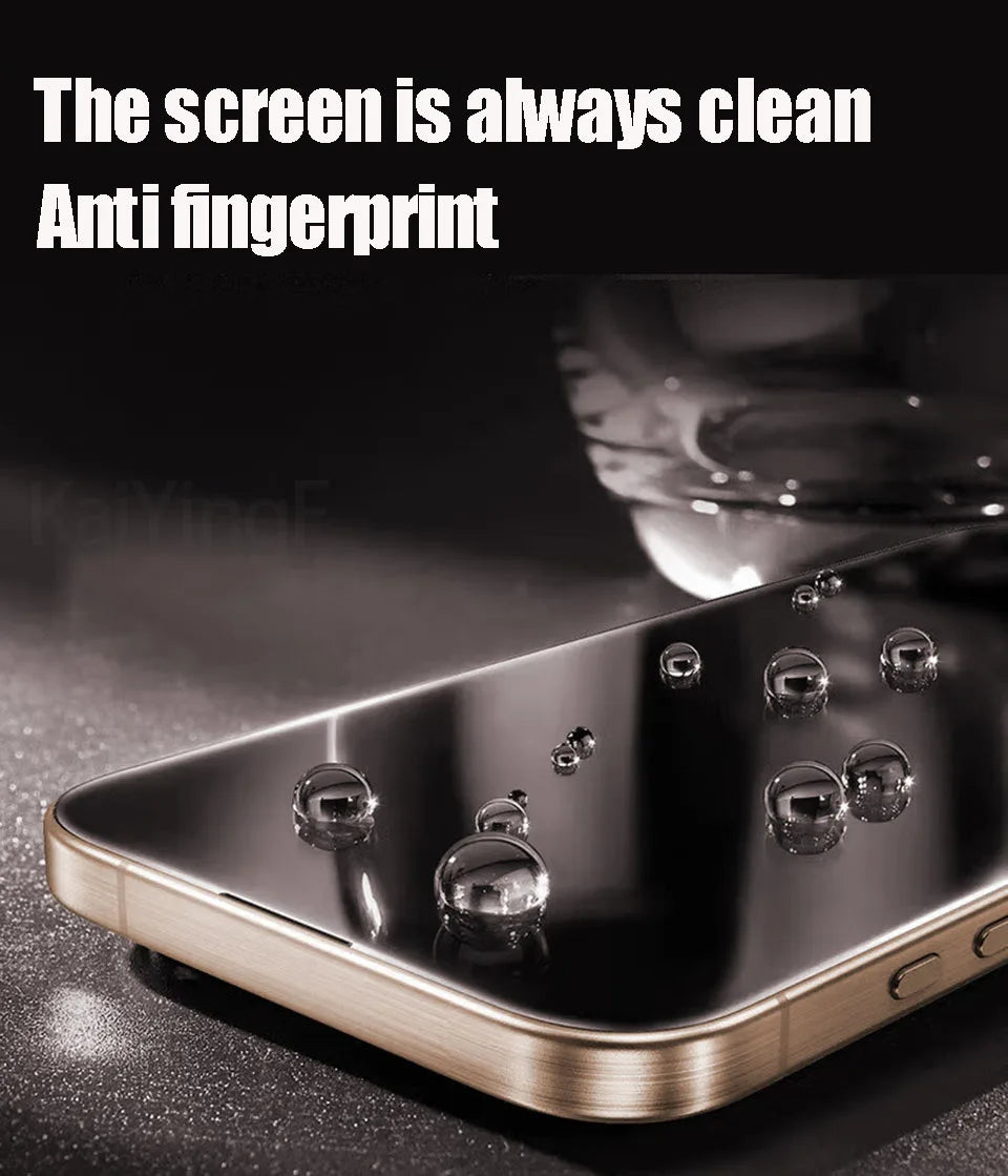 4Pcs Anti-Spy Tempered Glass For iPhone 16 15 14 13 12 11 Pro Max Screen Protector For iPhone XS Max XR Full Cover Privacy Glass