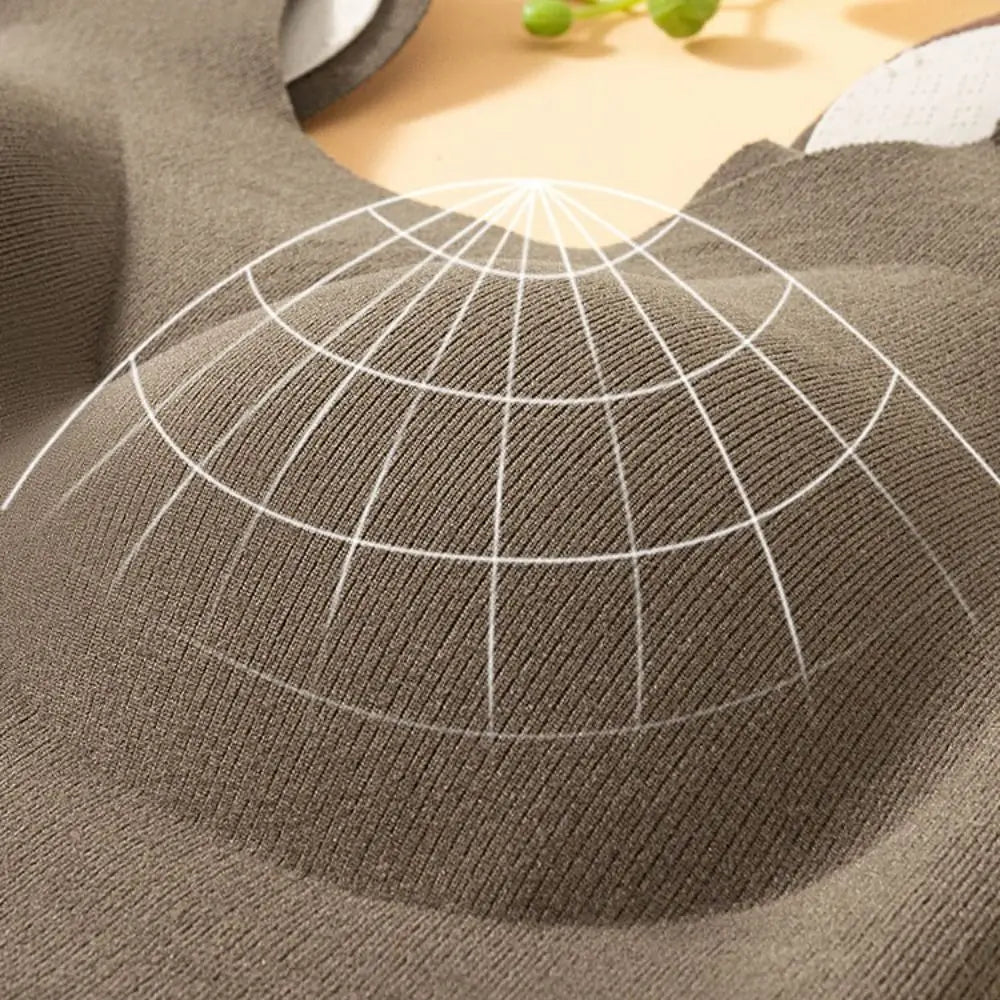 U-neck Right-angle Shoulder Vest Seamless Invisible Thermal Underwear Winter Autumn Sleeveless Underwear for Women