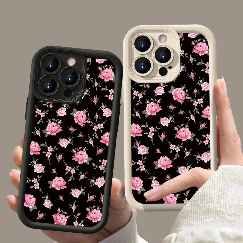 Soft Pale Little Flower Phone Case for Xiaomi Redmi Note 13 Pro Plus 5G 12S 11S 10S 9 10 11 12 Redmi 12C 13C 10C 12 4G Cover