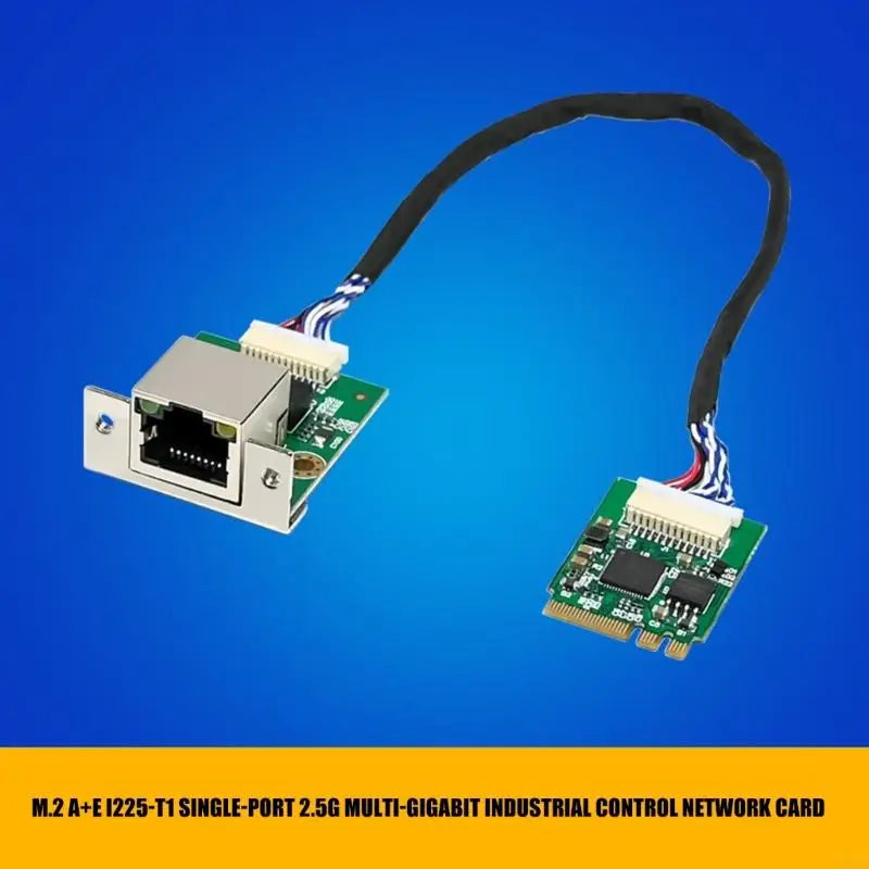 M.2 A+E 2.5Gbps Ethernet Networking Card Controller 2.5Gbps/1000/100Mbps Heat Management 2.5GBASE-T Networking Adapter