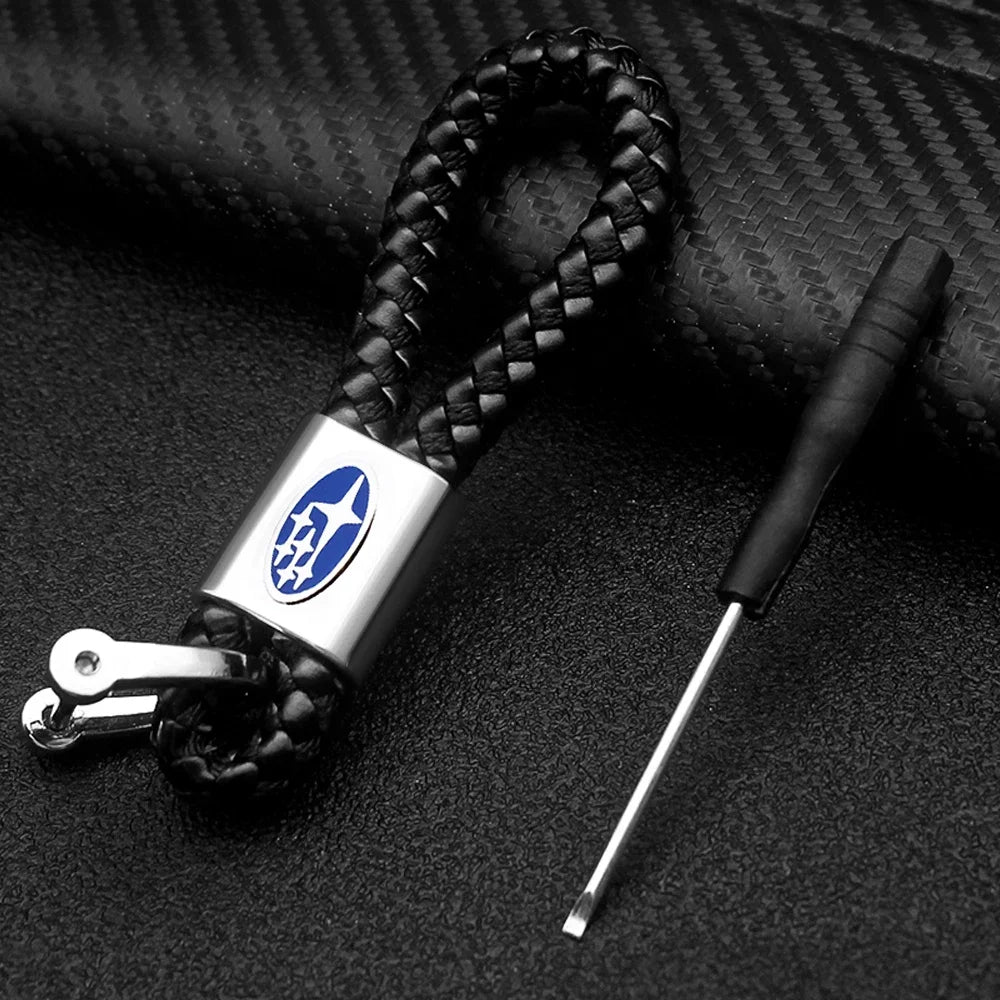 Car Styling Accessories Key Decoration Key Chain Metal Emblem Key Ring for Subaru WRX Impreza Impreza Forester Tribeca XV BRZ