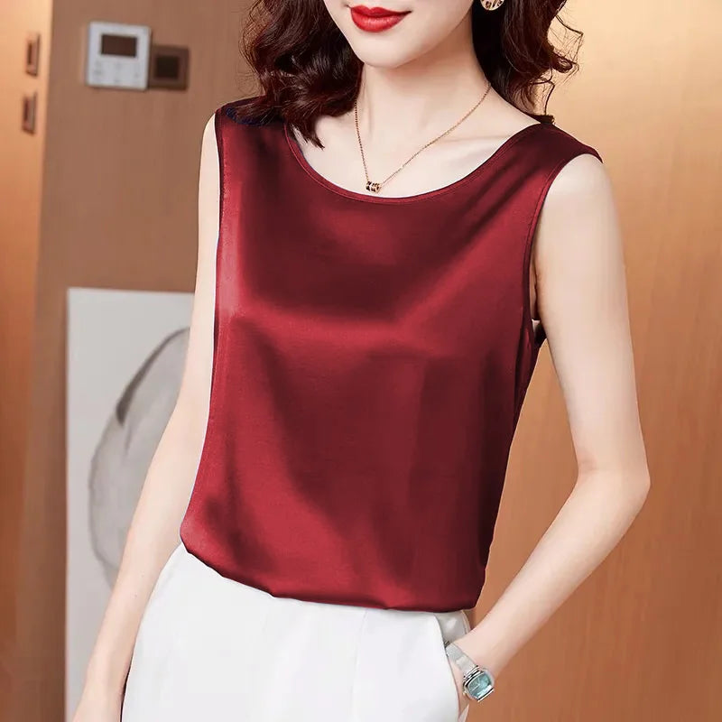 Women Summer Tanks Camis Vest Fashion Casual Sleeveless Ladies Street  Tanks Tops Tees Hotsweet B3164