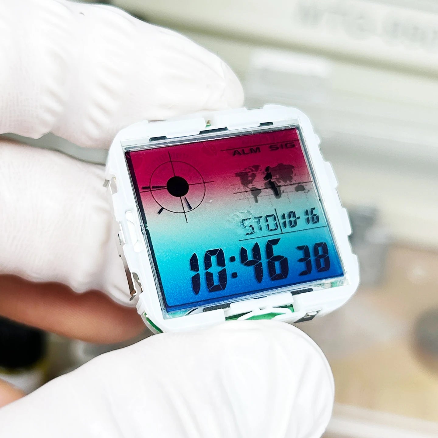 Color Display Film for Casio AE-1200 AE-1300, DIY Screen Modification Overlay Sticker, High-Quality Watch Dial Upgrade Kit