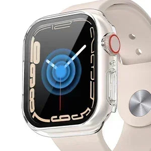Tempered Glass+Cover For Apple Watch series 10 42mm 46mm Matte Hard PC bumper Screen Protector Case iWatch 10 42/46 Accessories