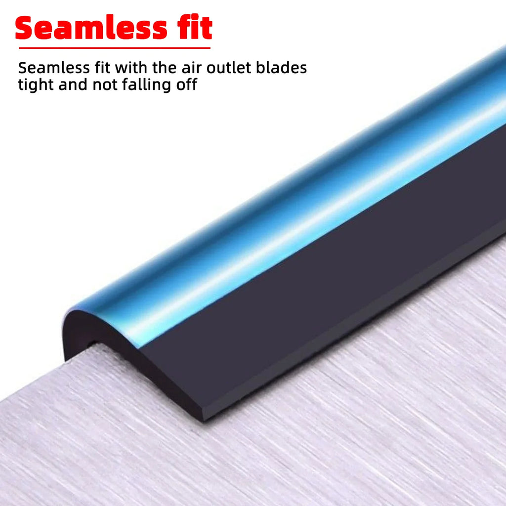 10 pcs 20cm car air conditioning vent decoration U-shaped decorative strips for bendable and cutting car door corners
