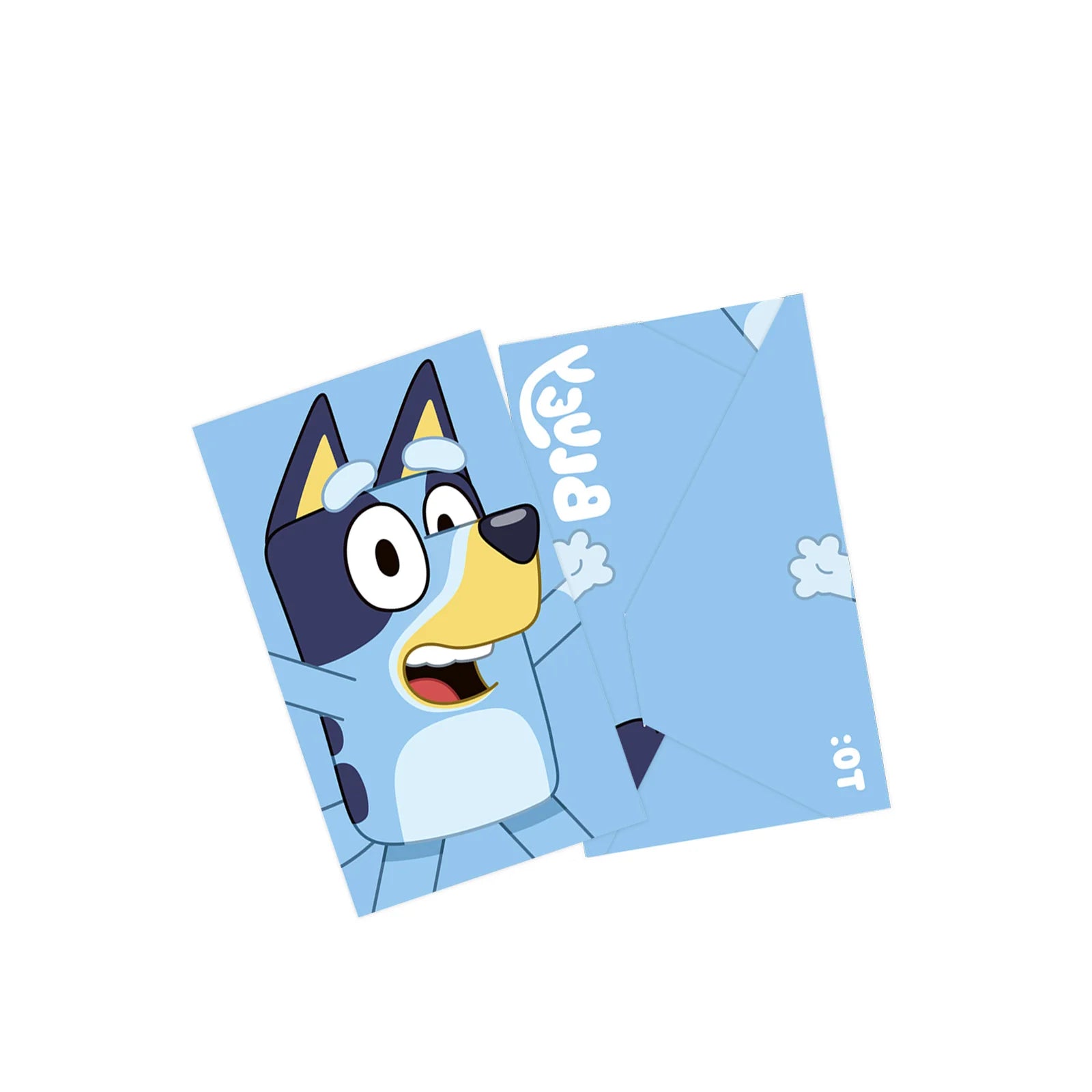 Bluey Birthday Party Invitations Bluey Party Invitation Card with Envelopes for Bluey Party Favors(12 Guests)