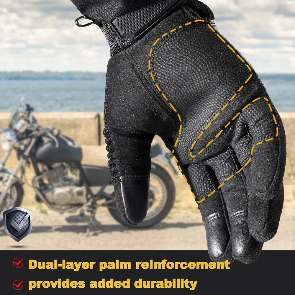 1 Set of Gloves and Balaclava, Touch Screen Anti-skid Protection + Quick-dry Sun-proof Full Face Mask Outdoor Sport Hunting Gear