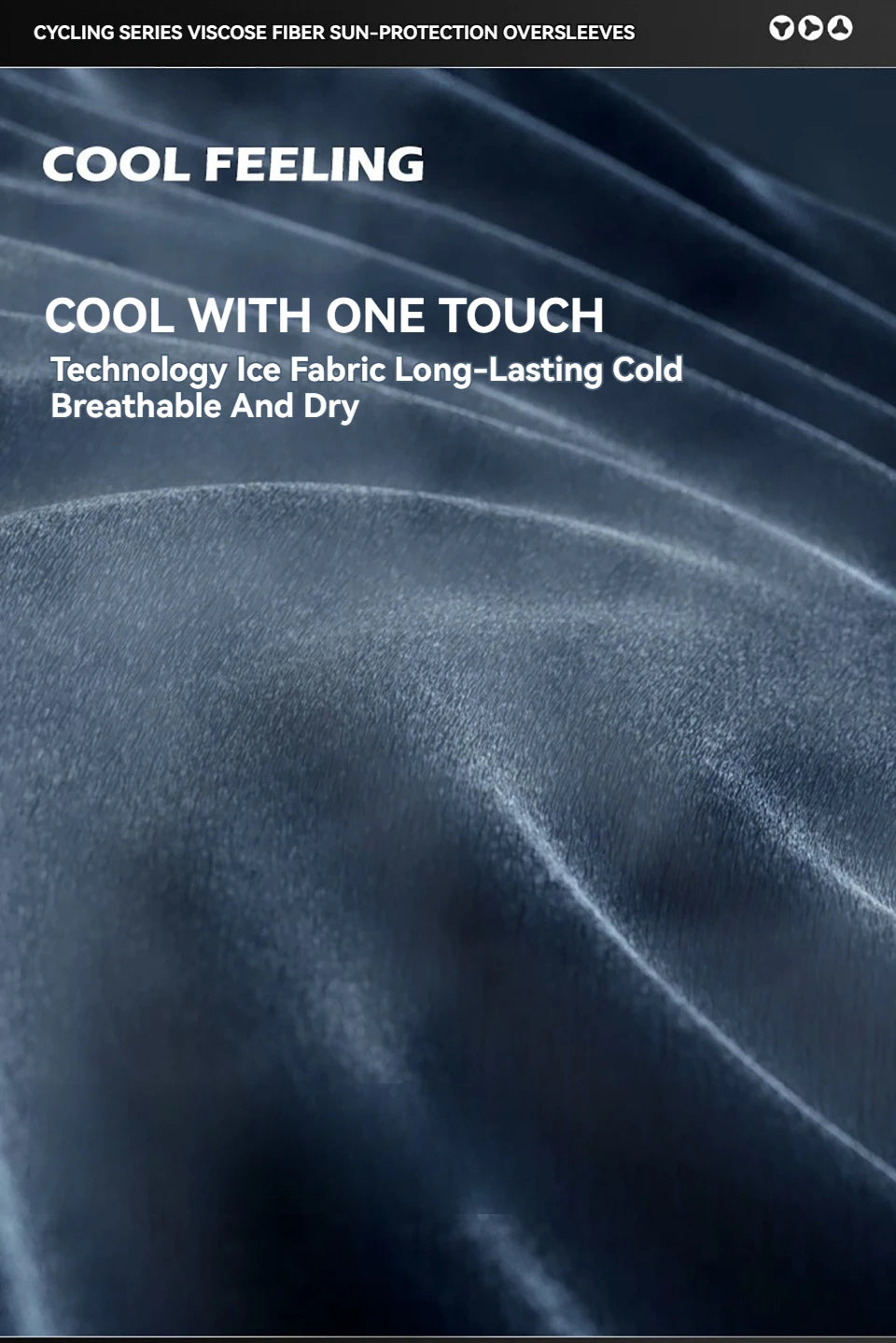 LOOGDEEL Summer UPF50+ Arm Sleeves Cool Feeling Breathable Ice Silk Cycling Sleeve Running Fishing Sunscreen Arm Support Unisex