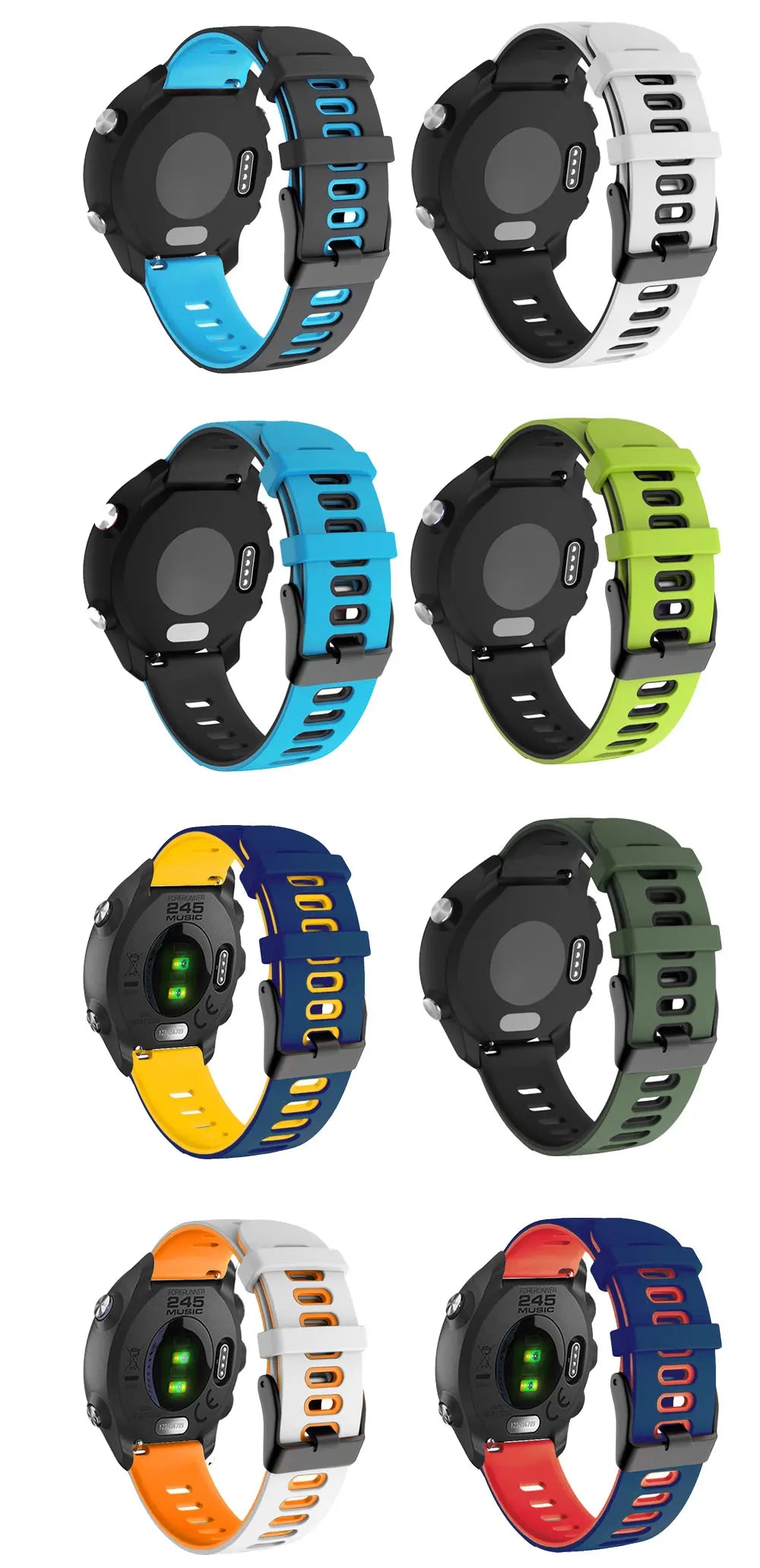 22mm Silicone Strap For Zeblaze Vibe 7 Pro Watch Strap Band Bracelet For Zeblaze Stratos 2 Stratos2 Replacement Watchband
