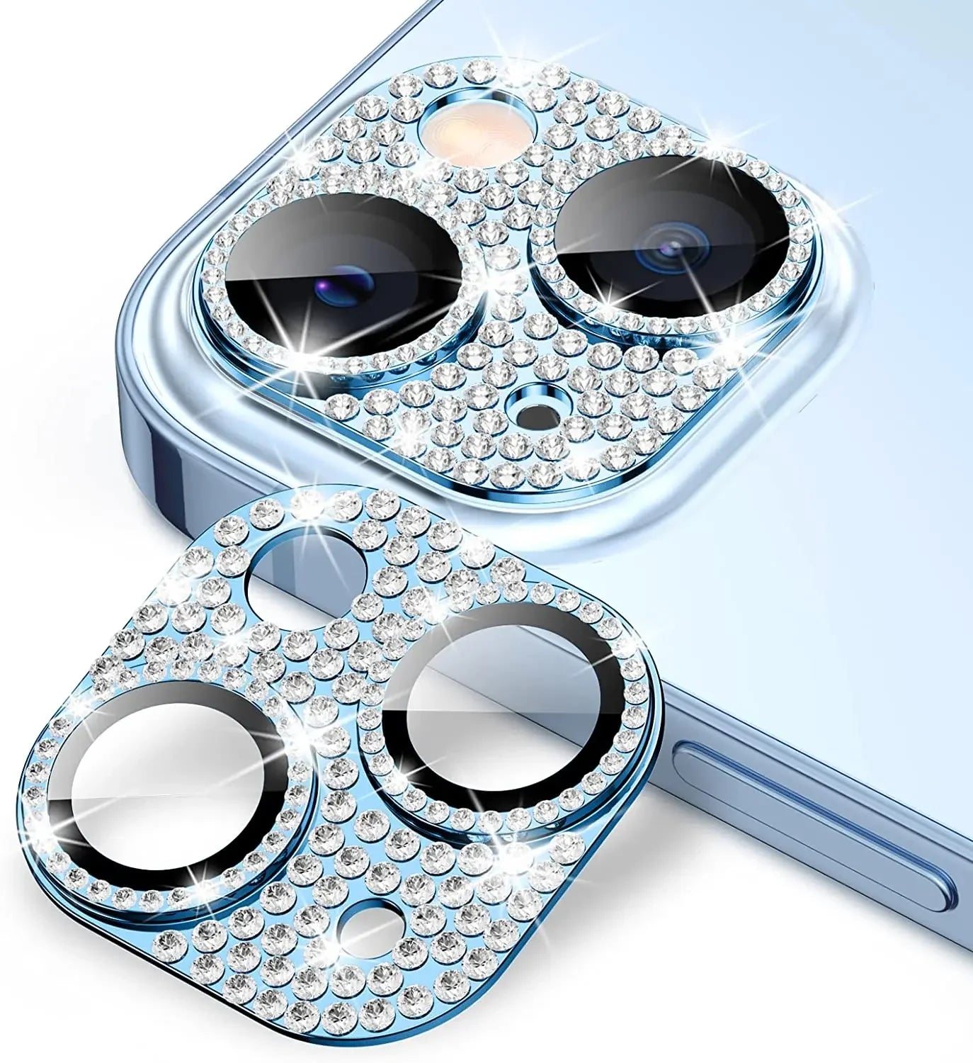 1Pcs Diamond Camera Lens Protection Cover For IPhone 14 Plus 13 Pro Max 12 Mini 14Pro 13Pro 12Pro Glass Protector Accessories