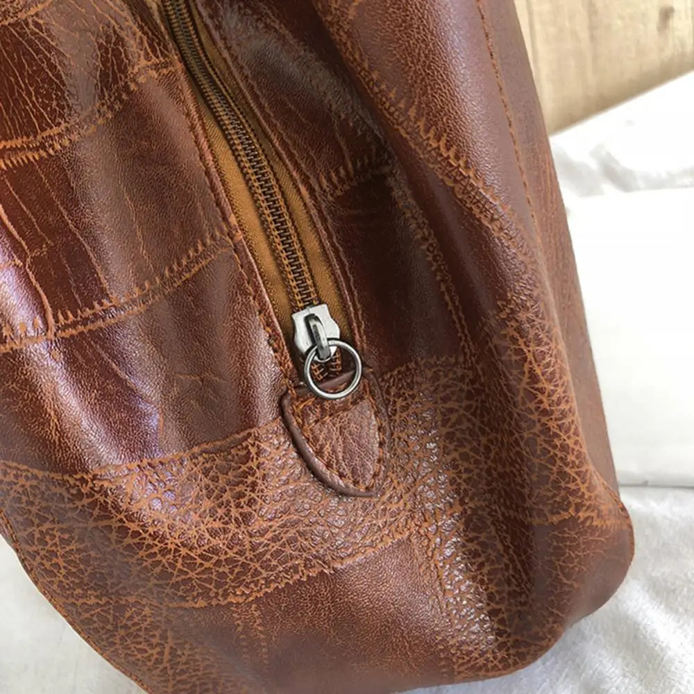Women's Handbags Vintage Luxury Leather Shoulder Bag Designers Large Bag Modern Fashion Brand Female