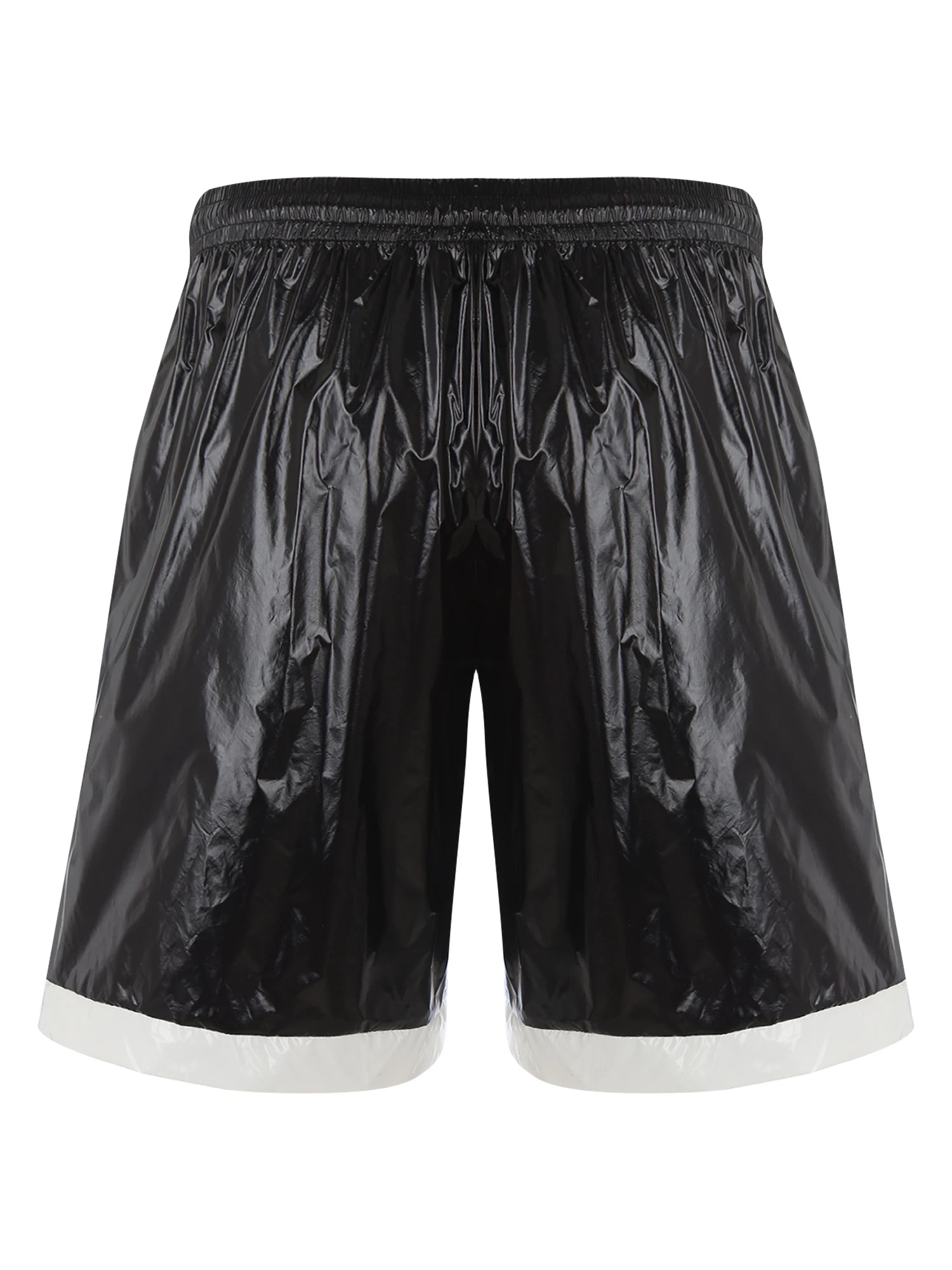 Swimwear Mens Swimming Trunks Wet Look Boxer Shorts Drawstring Elastic Waist Pockets Stripes Beach Sports Shorts Pajamas Costume