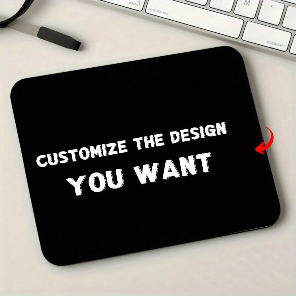 Custom Mouse Pad Personalized Pictures Text Logos Design Small Square Rubber Anti-slip Mousepads Office Game DIY Decor Desk Mats