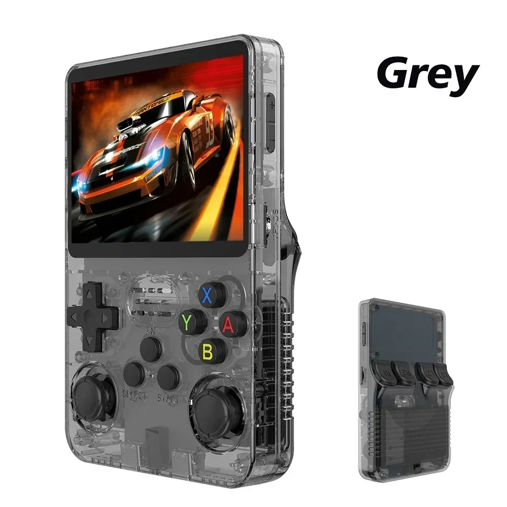 BOYHOM NEW R36S Retro Video Game Console Linux System 3.5 Inch IPS Screen Portable Pocket Player 64GB 128G Games best Boys gifts