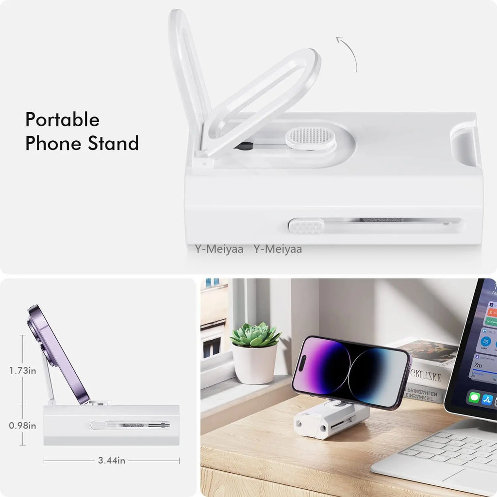 8 in 1 Cleaning Kit Computer Keyboard Cleaner Brush Earphones Cleaning Pen for  Headset IPad Phone Cleaning Tools Keycap Puller