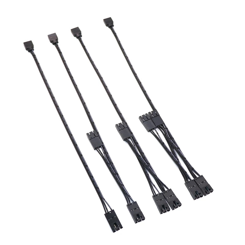 Angitu for Corsair RGB To Standard ARGB 4-Pin 5V Adapter RGB Cable 30cm Extension Cord HD LL120 140 QL 1x2x3x4xExtension Cable