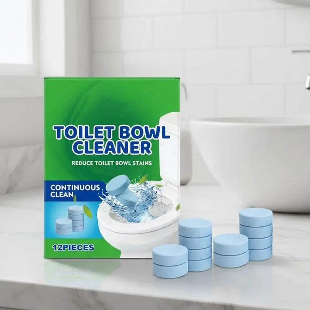 Toilet Cleaning Tablets Continuous Cleaning Reduces Toilet Stains Easy To Use Compact Portable And Convenient