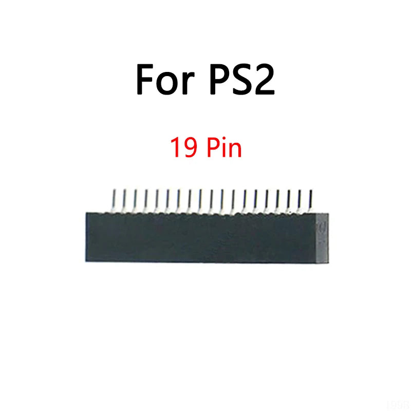 10PCS/Lot For Playstation 2 PS2 Game Handheld Conductive Film Slot Connector Port Controller Slot 18Pin 19Pin Socket