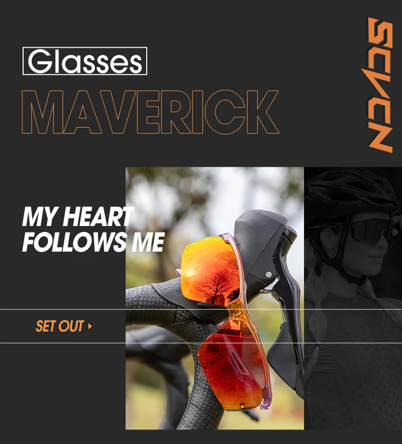SCVCN Polarized Cycling Glasses Sports Men Women Sunglasses Mountain Road Bike Bicycle Goggles Riding Protection Eyewear 1lens