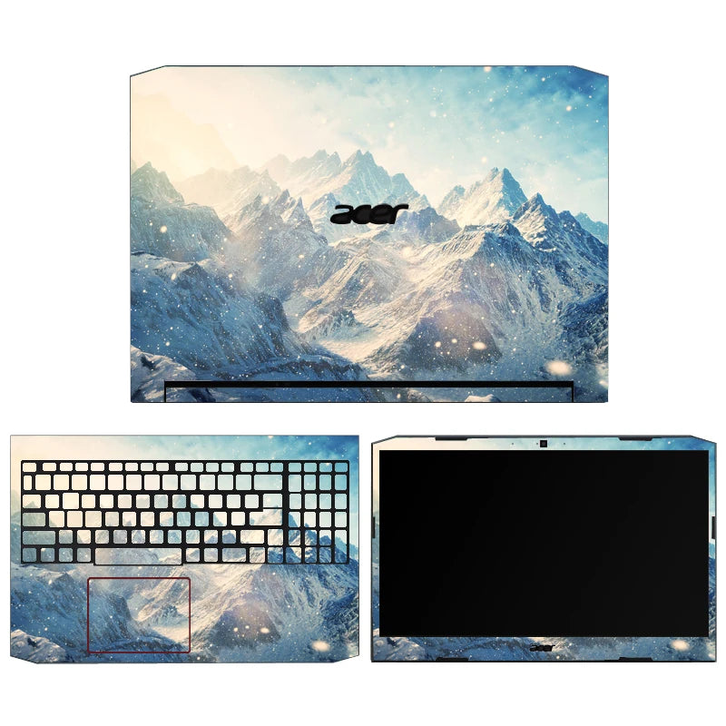 Laptop Skins for Acer Nitro 5 AN517-52 54 42 55 AN515-57 58 Vinyl Stickers AN16-41 51 AN515-54 55 56 44 45 46 47 Custom Film