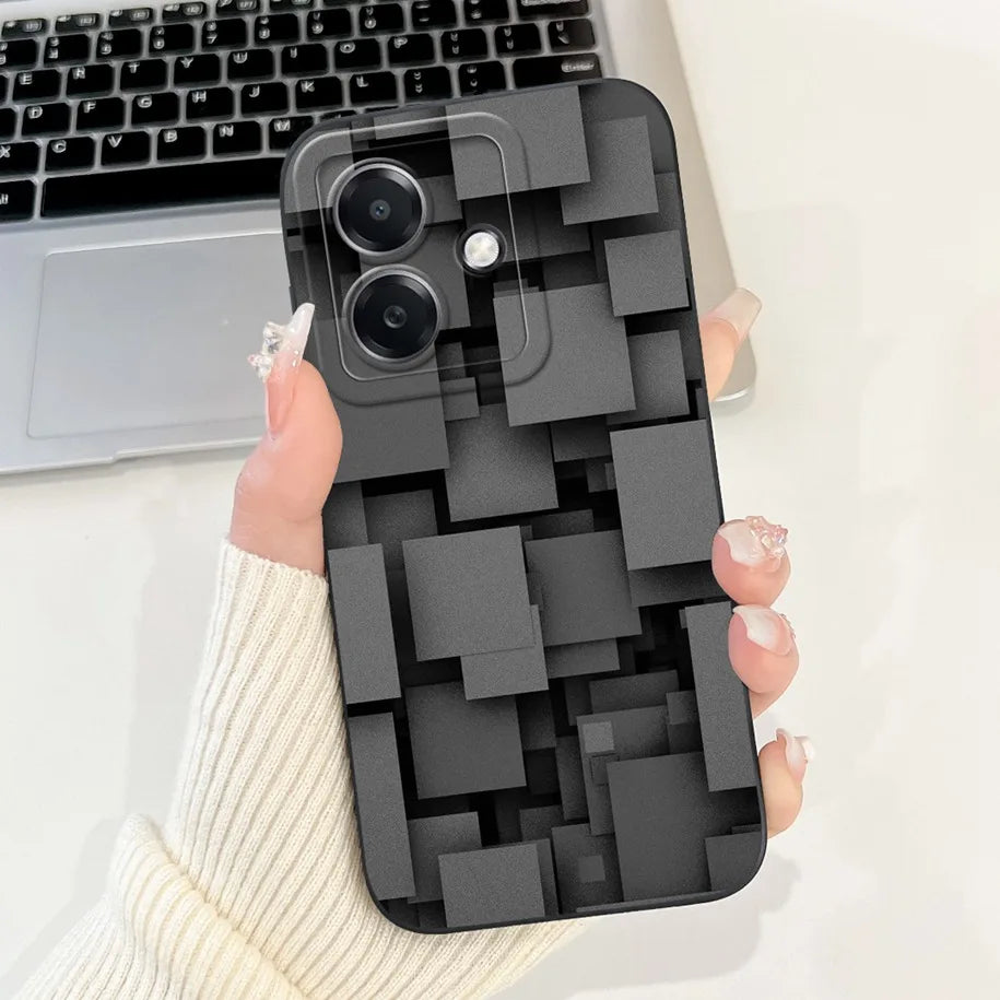 For Funda OPPO A3 A3x 4G Case 2024 Cute Panda Rabbit Soft Silicone Candy Painted Phone Covers For OPPO A40 5G OPPOA3 A 3x Bumper