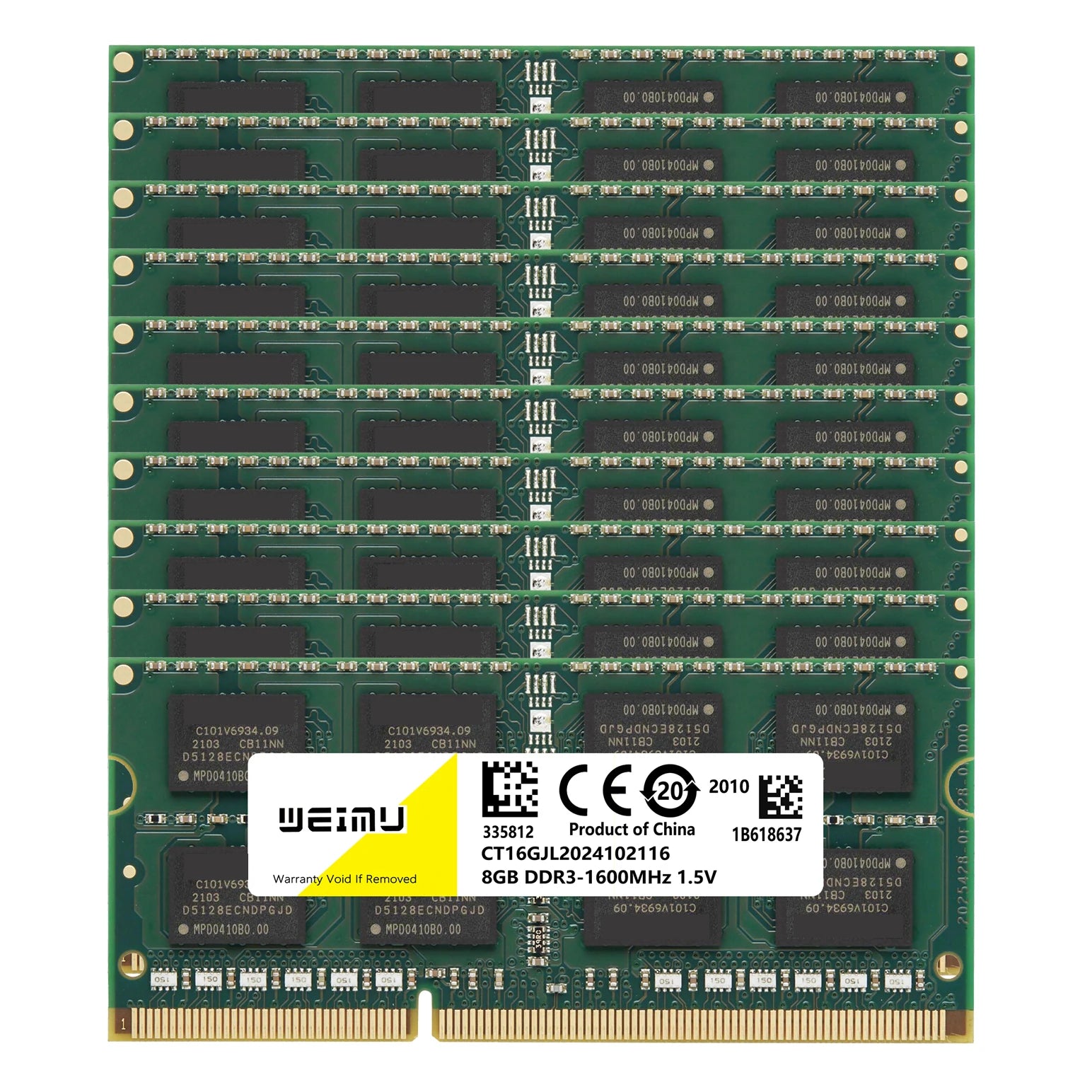 DDR3 DDR3L 4GB 8GB Laptop Memory Ram PC3 1.5V 8500 10600 12800 PC3L 1.35V 1333 1600 1866Mhz 204Pin Non-ECC Sodimm Memoria Ram