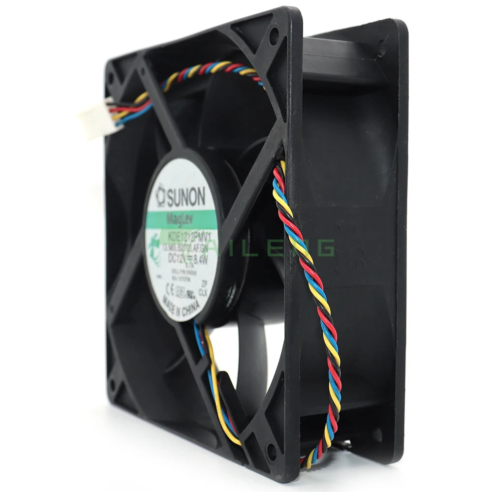 For Sunon KDE1212PMV1 DC 12V 8.4W 0.7A 3000RPM 12cm 12038 120x120x38mm PWM Silent Cooling Fan