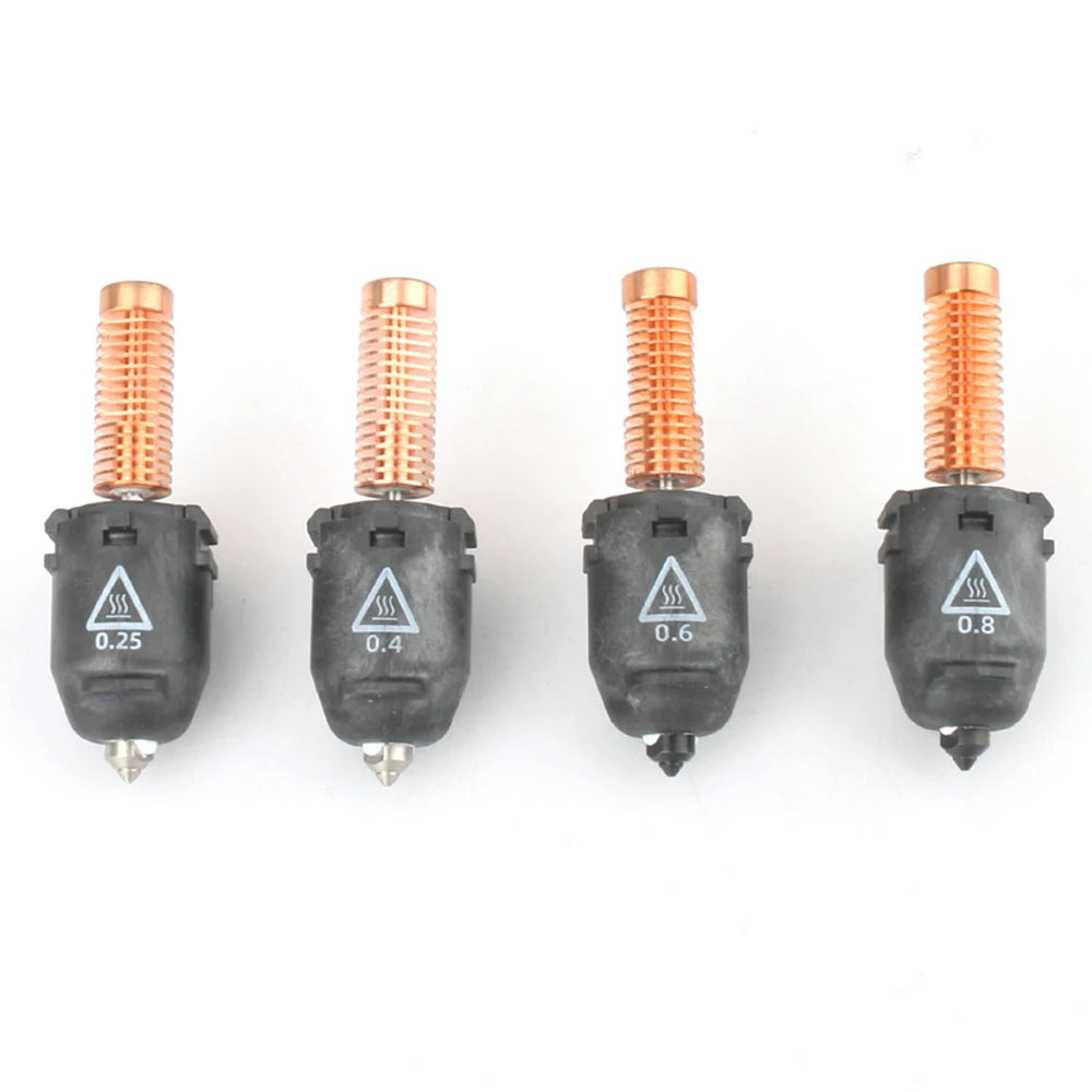 For Flashforge Adventurer 5M Series AD5M Pro Nozzle Kit 0.25mm/0.4mm/0.6mm/0.8mm-280℃ High-Speed Quick-Detachable Nozzle Parts