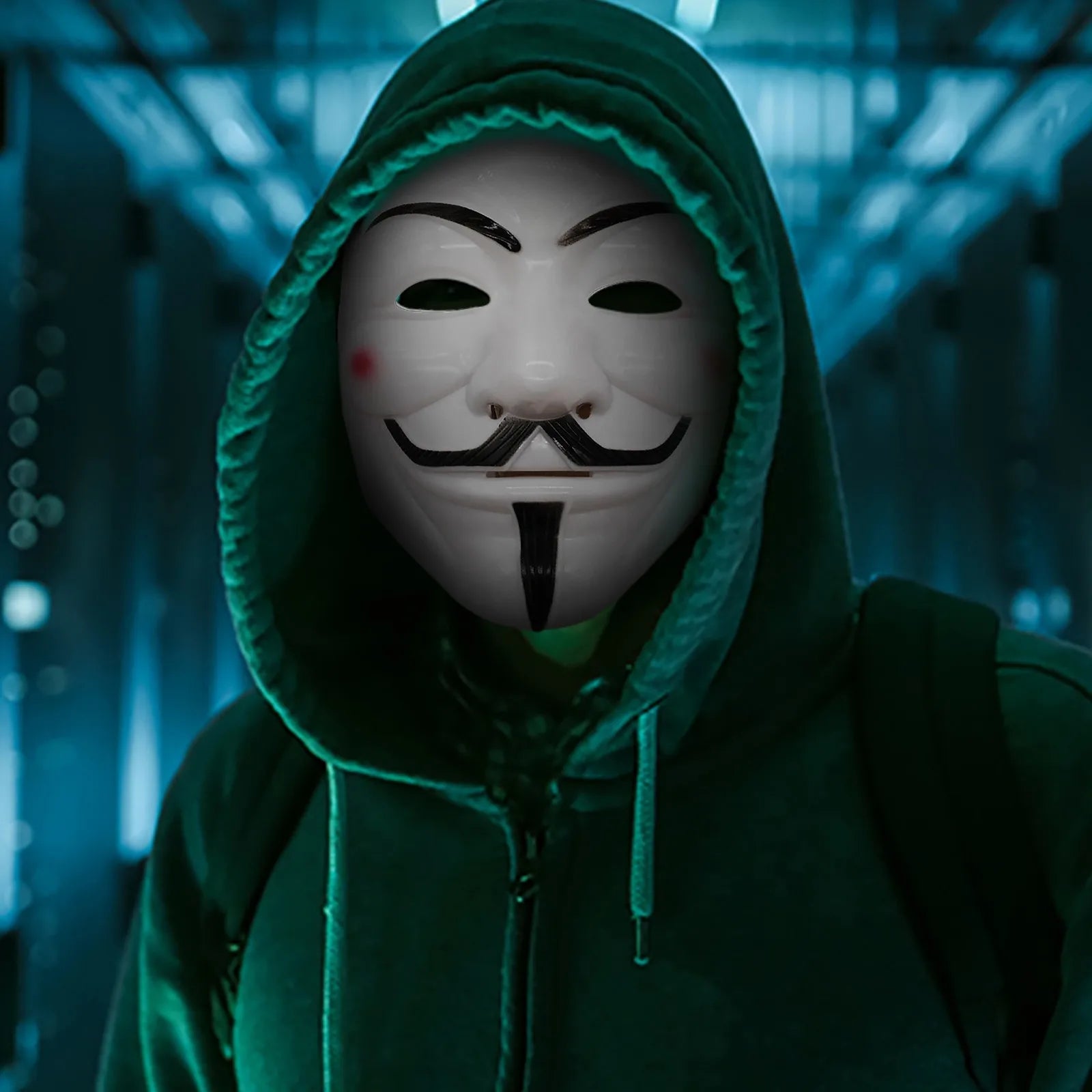 1pc Halloween Face Mask Black White V For Vendetta Hackers Cos Mask Halloween Cosplay Party Diy Masks Anime Anonymous Headwear