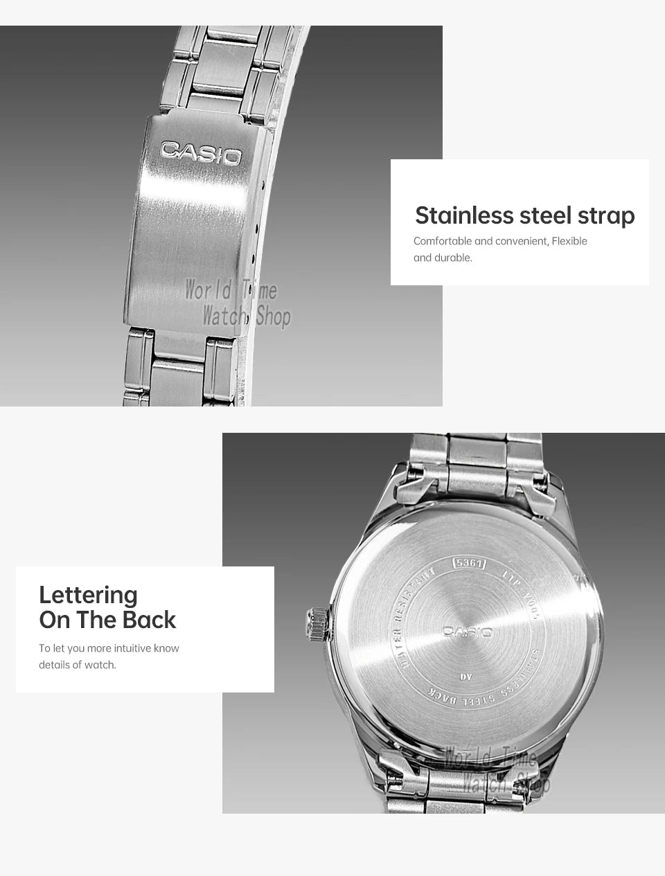 Casio women watche top brand luxury Waterproof Quartz watch ladies Gifts  reloj mujer relogio LTP-V005D-2B