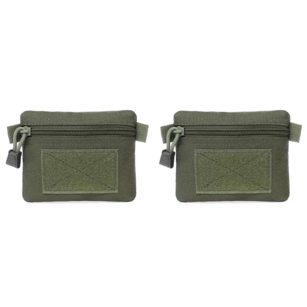 Outdoor Camping EDC Molle Wallet Waterproof Portable Travel Zipper Waist Pouch for Camping Hiking Hunting EDC Pouch
