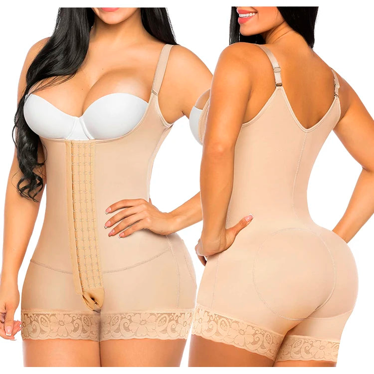 Abdomen Control Girdles Shapers Colombian Faja Body Slimming Corset Flat Tummy Sheath Carving Woman Suspenders Female Shapewear