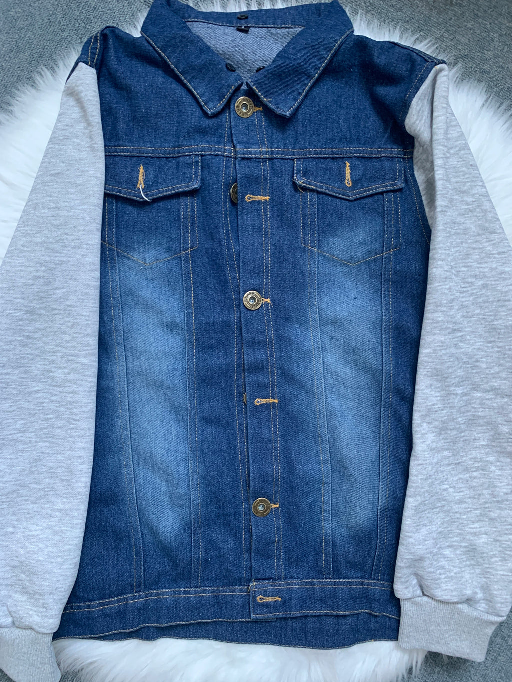 2024-2025 Fashionable Men's Korean Denim Slim Fit Top Men's Trendy Slim Fit Jacket Men's Casual Versatile Hooded Jacket