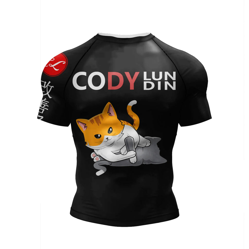 Cody LUNDIN 3D Print Sports Quick-dry Breathable Men T-shirt Brazilian Jiu-jitsu Fitness Boxing Parent-child Short Sleeve Summer
