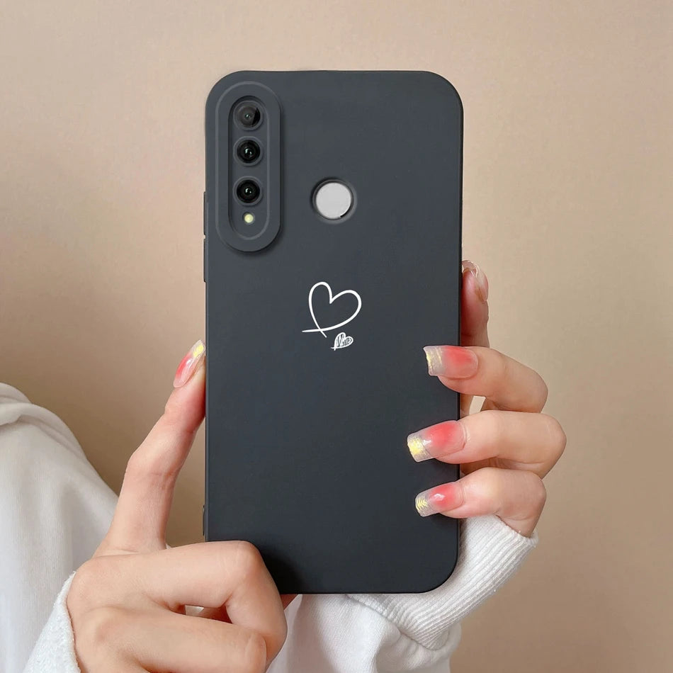 For Honor 10i Phone Case Butterfly Cat Soft Liquid Silicone Camera Protection Cover For Huawei Honor 10 i Model HRY-LX1T Fundas