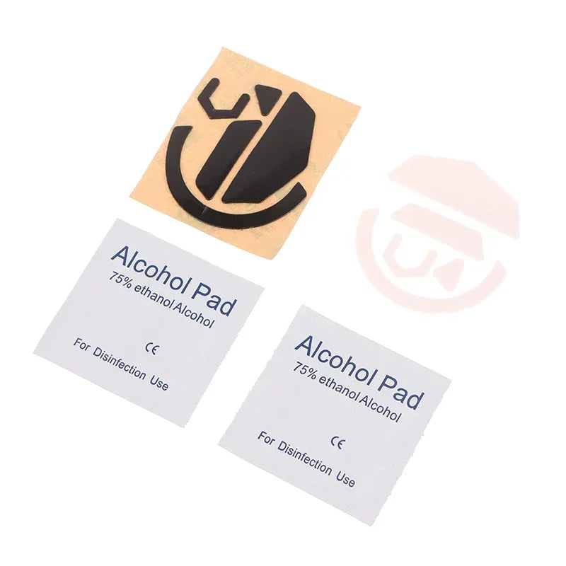 New Mouse Skate Feet Pad Logitech G502 Superlight Mouse Glides Curve Edge Mouse Non-Slip Original Foot Stickers Alcohol Pad 1Set