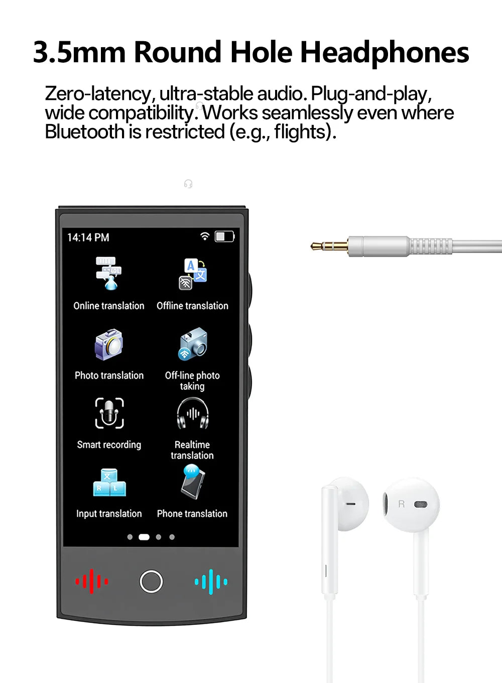 2026 New AI Travel Translator T26 ChatGPT 160 Languages Professional Business Voice Translation Real-time for Corporate Trip