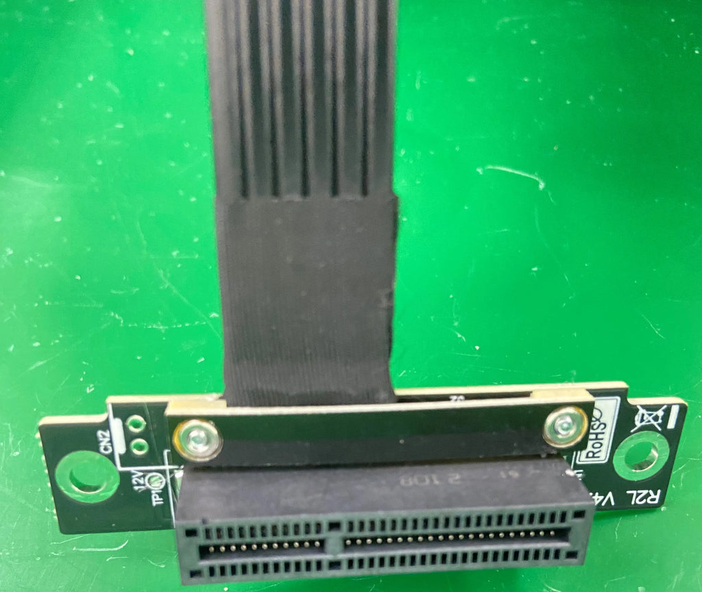 Gen4 Riser Card PCIE 4.0 x1 Male To x4 Female PCI Express PCI-E 4X 1X PCI E Riser Extender Ribbon Wire 90 Degree Right Angle GPU
