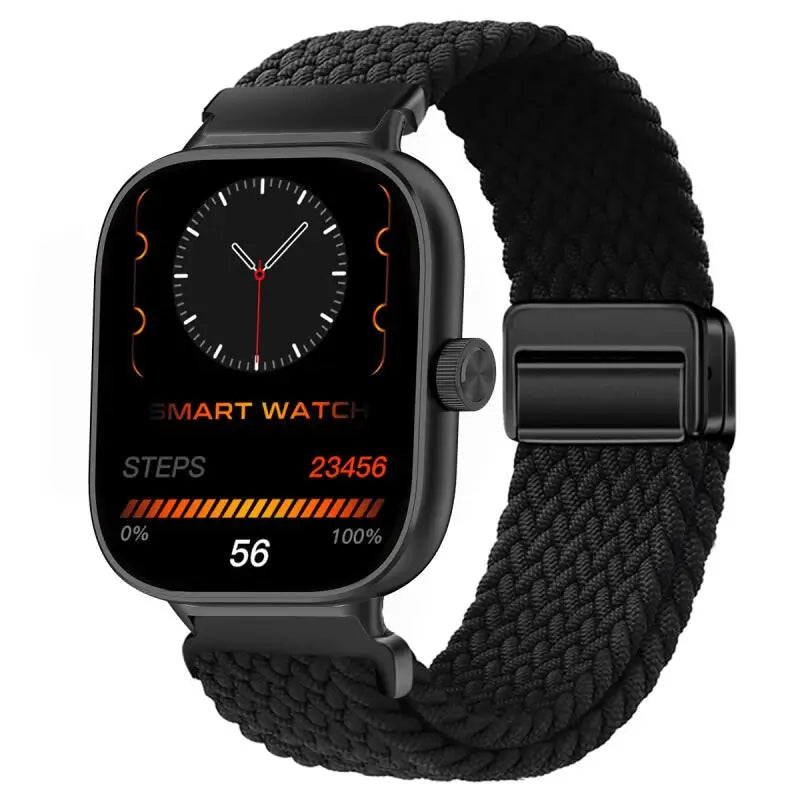 Magnetic Braided Loop For Redmi Watch 6 5 4 Strap Nylon Sport Wristband Bracelet For Xiaomi Mi Band 9 Pro/8 Pro Correa Watchband