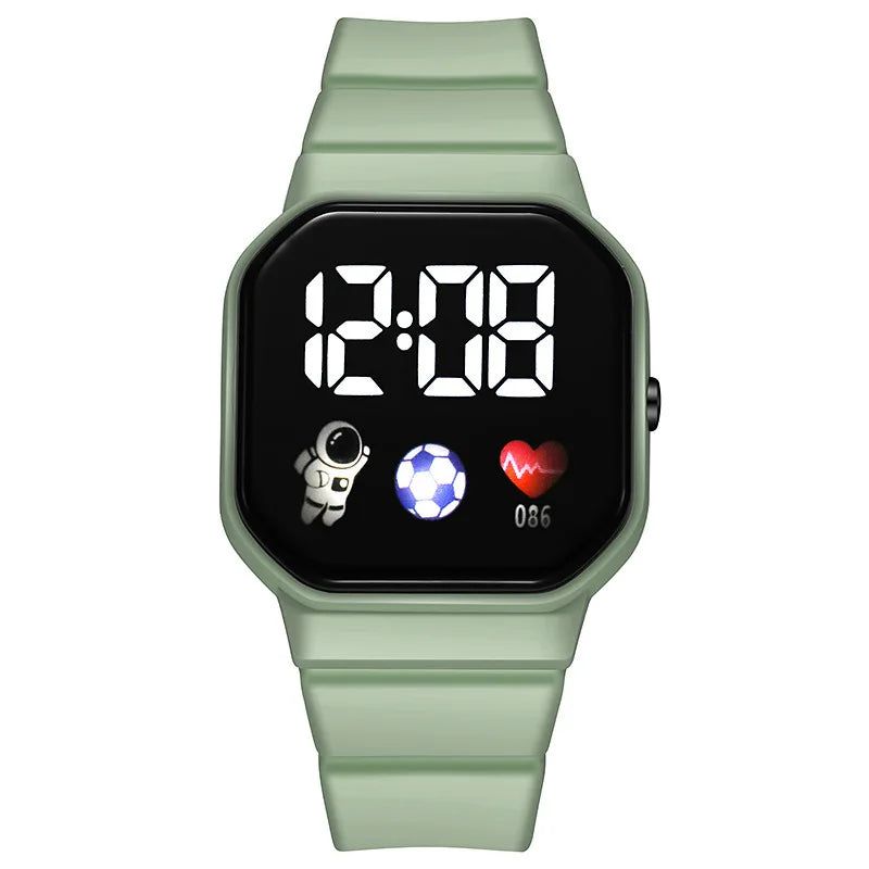 Kids Watch Sport LED Digital Watches Spaceman Silicone Strap Waterproof Electronic Wristwatch for Children Boys Girls Gifts