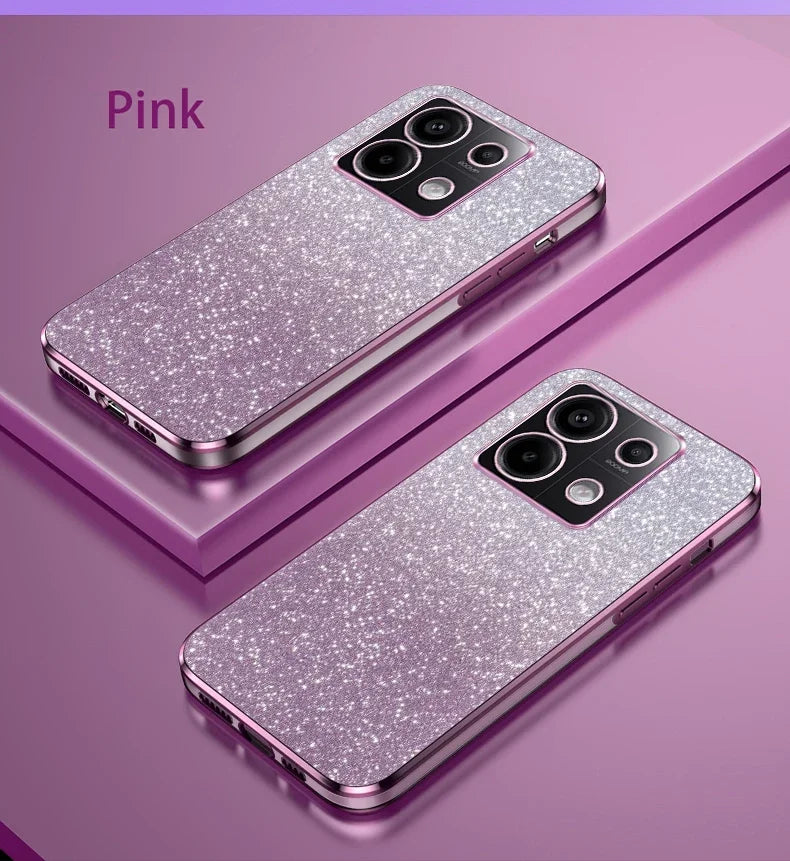 Reno 13 Pro 5G Luxury Shiny Glitter Plating Silicone Case on For Oppo Reno 13 Reno13 13F 13Pro Camera Lens Soft Back Cover Coque
