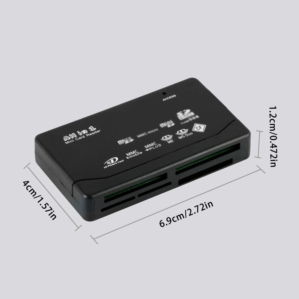 Lecteur de carte mémoire tout-en-un lecteur de carte externe USB SD/TF/M2/MS/XD/CF lecteur pour PC appareil phot