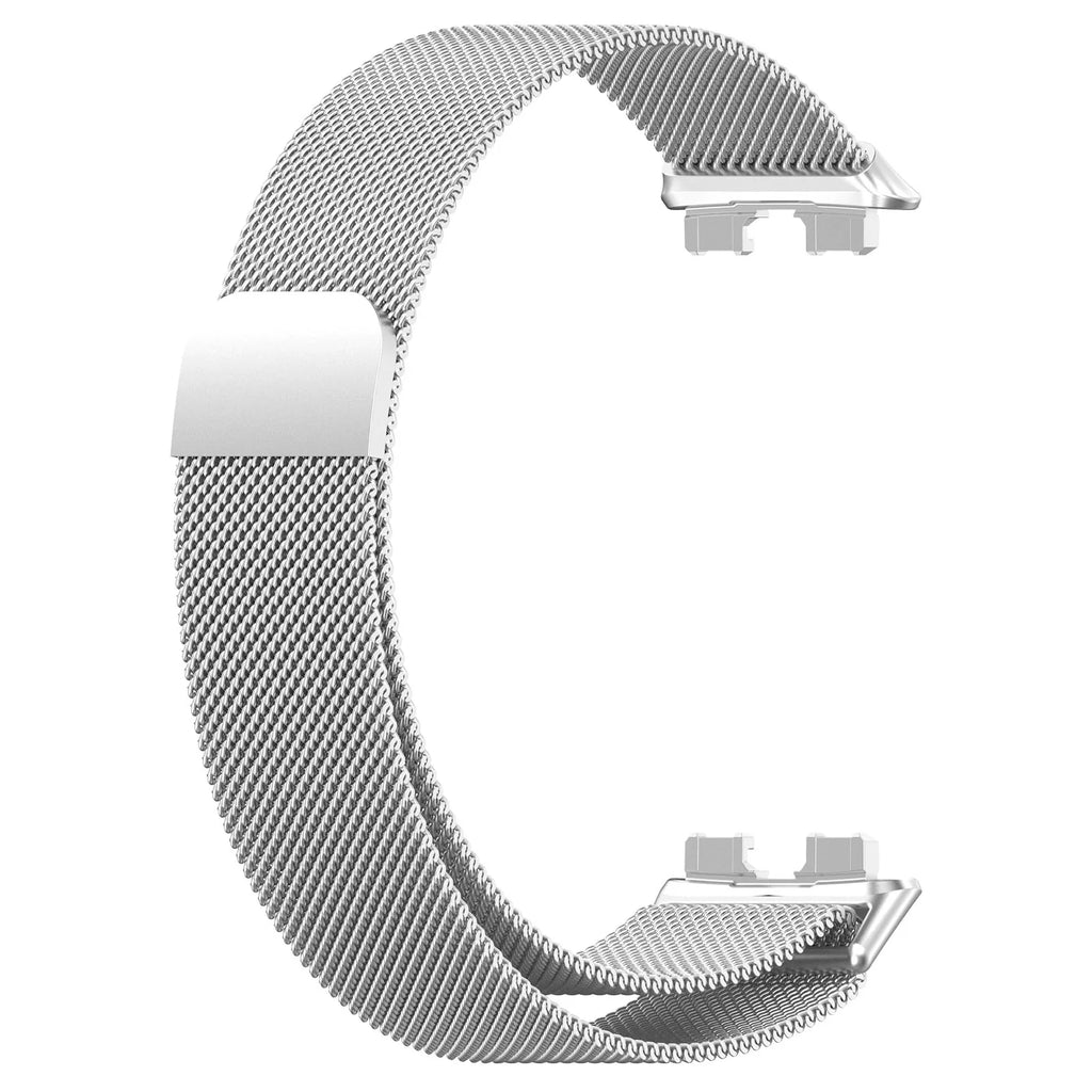 Milanese Loop Strap for Huawei Band 10 9 8 Magnetic Metal Stainless Steel Bracelet Wristband Huawei Band 11/11 Pro Accessories