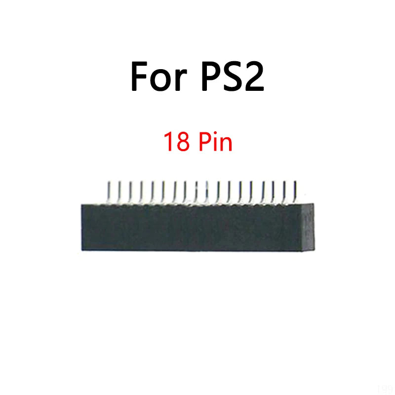 10PCS/Lot For Playstation 2 PS2 Game Handheld Conductive Film Slot Connector Port Controller Slot 18Pin 19Pin Socket