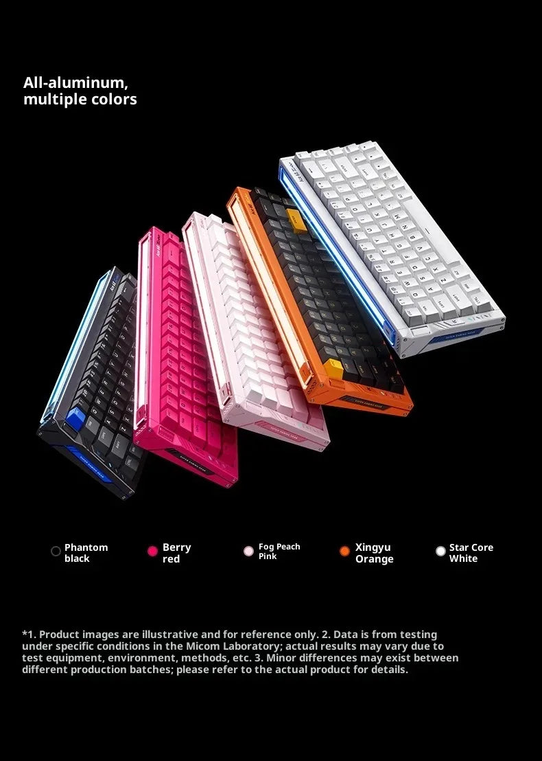 MCHOSE Ace68 Turbo Magnetic Switch Keyboard 16k Aluminium Alloy 0.001mm E-Sports Keyboard Ergonomics Low Delay Gamer Keyboards