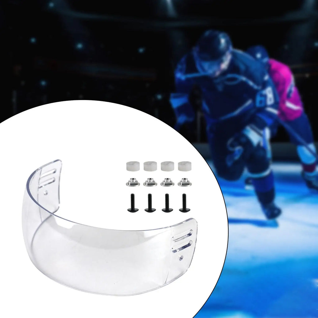 Hockey Helmet Visor Lightweight Replacement Outdoor Sports Face Mask Visor