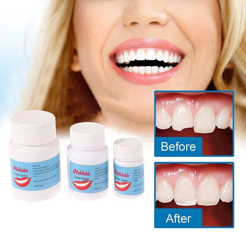 10-30ml Temporary Tooth Repair Kit Teeth And Gaps FalseTeeth Solid Glue Denture Adhesive Teeth Whitening Tooth Beauty Tool