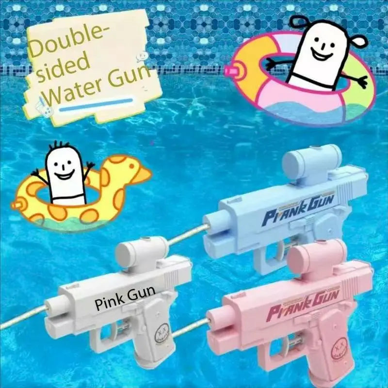 Summer Water Gun Toy - Double-Sided Prank Spray Fun, Reverse Splash Joke for Outdoor Water Fight, Cool Pool Beach Game
