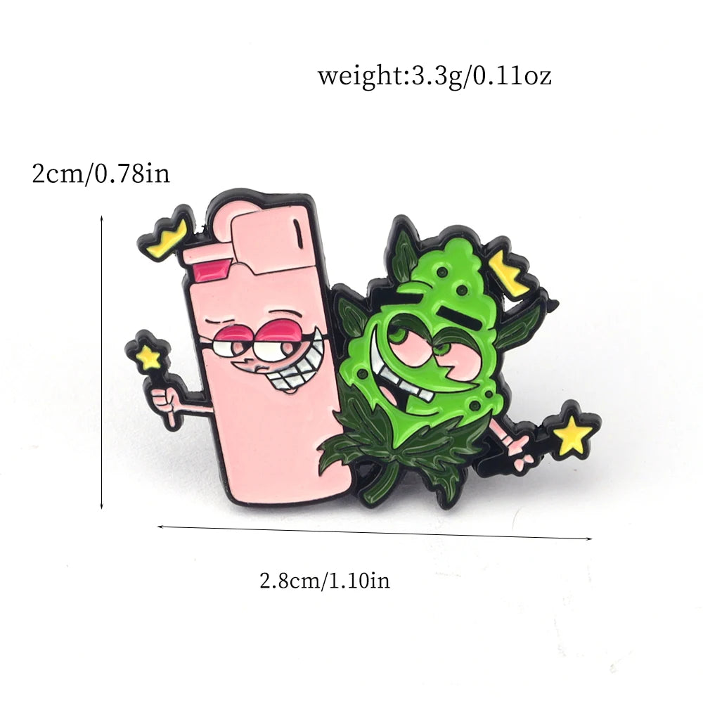 Cartoon Comedy Anime Enamel Brooch Cute Funny Backpack Badge Lapel Pin Cosplay Jewelry Accessories Props Gift For Friends